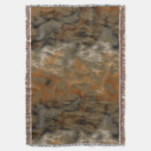 ブロンズと銅の大理石抽象芸術 スローブランケット (正面縦)