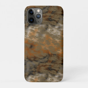 ブロンズと銅の大理石抽象芸術 iPhone 11 PROケース