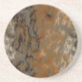 ブロンズと銅の大理石抽象 コースター (正面)