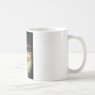 ブロンズのウサギの彫刻(引用文付感動的) コーヒーマグカップ