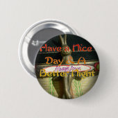 ブロンズのウサギの彫刻(引用文付感動的) 缶バッジ (正面&裏面)