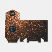 ブロンズのオレンジ色の茶色のフェイク銅の輝き甘い16 フェイバーボックス (折り畳みなし)