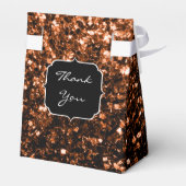 ブロンズのオレンジ色の茶色のフェイク銅の輝き甘い16 フェイバーボックス (裏面サイド)