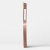 ブロンズのステンレス鋼の外観 Case-Mate iPhoneケース (裏面 / 左)