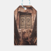 ブロンズのチェーンドア ギフトタグ (裏面)