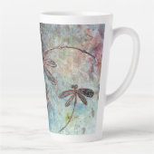 ブロンズのティップドラゴンフライ星空 カフェラテマグ (右)