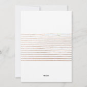 ブロンズのハッピーホリデーズクリスマスフォトグリーティング シーズンカード (裏面)