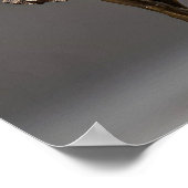 ブロンズのバレリーナとピンクのヘッドフォン自閉症ネロ ポスター (角)