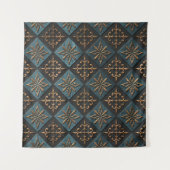 ブロンズの模様。 タペストリー (正面)