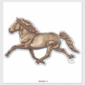 ブロンズの氷島馬グレッタ シール (シート)