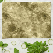 ブロンズの縮れたテクスチャ キッチンタオル (折り畳み)