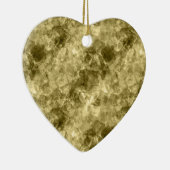 ブロンズの縮れたテクスチャ セラミックオーナメント (右)