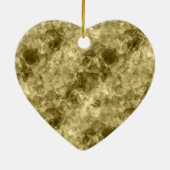 ブロンズの縮れたテクスチャ セラミックオーナメント (裏面)