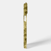 ブロンズの縮れたテクスチャ Case-Mate iPhoneケース (裏面 / 右)