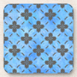 ブロンズの花プラスチックのコースター コースター