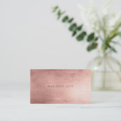 ブロンズの複線アポイントメントカード 予約カード (スタンド正面)