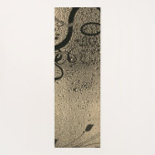 ブロンズの露の滴 ヨガマット (裏面)