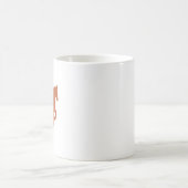 ブロンズの馬の干支エンブレムマグ コーヒーマグカップ (中央)