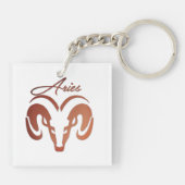 ブロンズアイリーズザラム〔占星術の〕十二宮図 キーホルダー (裏面)