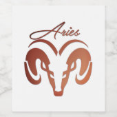 ブロンズアイリーズザラム〔占星術の〕十二宮図 ワインラベル (シングルラベル)