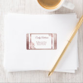 ブロンズアダルトダブルジョイントの双子の誕生日 ラベル (インサイチュ)