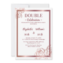 ブロンズアダルトダブルジョイントの双子の誕生日