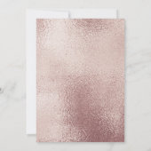 ブロンズアダルトダブルジョイントの双子の誕生日 招待状 (裏面)