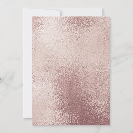 ブロンズアダルトダブルジョイントの双子の誕生日 招待状 (裏面)