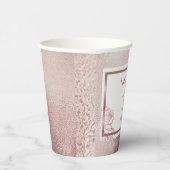 ブロンズアダルトダブルジョイントの双子の誕生日 紙コップ (右)