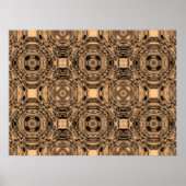 ブロンズエイジ幾何プリント ポスター (正面)