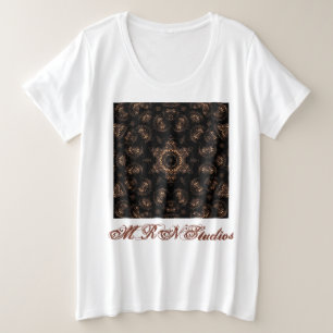 ブロンズエイジ マンダラ プラスサイズTシャツ