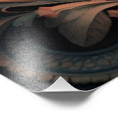 ブロンズエレガントズ4K詳細3Dデジタルのロベバード フォトプリント (角)