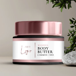 ブロンズエレガントバラ金ゴールドロゴ化粧瓶ラベル ペットボトルラベル