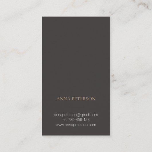 ブロンズエレガント金ゴールド部族の民族模様 名刺 (裏面)