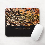 ブロンズオレンジチエアニマルプリントエキゾチックプリント マウスパッド (マウス)