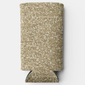 ブロンズグリッター輝 スリム缶クーラー (正面)