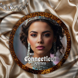 ブロンズグリッツPageantボタンピンカスタム写真 缶バッジ