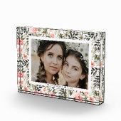 ブロンズコーラルボーホウォーターカラーフローラ |フォトブロック フォトブロック (右)