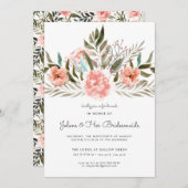 ブロンズコーラル | フラワーブライドメイドのランチ (正面/裏面)