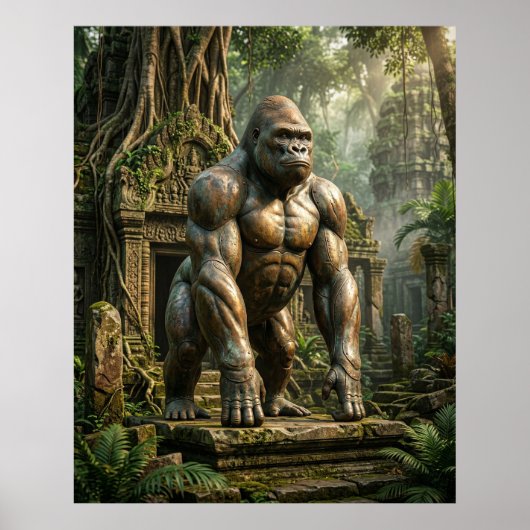 ブロンズゴリラの寺院 ポスター (正面)