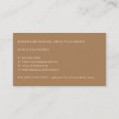 ブロンズサン体スキンカレスプレータンニング コーリングカード (裏面)