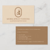 ブロンズサン体スキンカレスプレータンニング コーリングカード (正面/裏面)