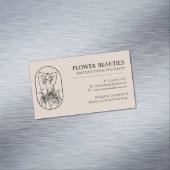 ブロンズタン美しいフェミニンウーマン体 マグネット名刺 (インサイチュ)