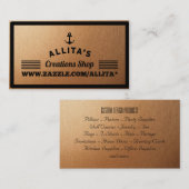 ブロンズデザイン 名刺 (正面/裏面)