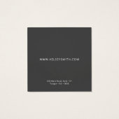 ブロンズフェイクイヤリング表示カード上の金箔 (裏面)