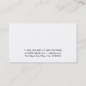 ブロンズフレーム/《写真》ぼけ味 名刺 (裏面)