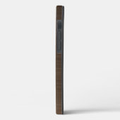 ブロンズブラウンメタリックモノグラムケースメイトiPhone Ca Case-Mate iPhoneケース (裏面 / 左)