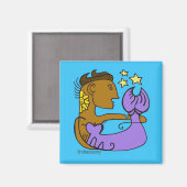 ブロンズマーメイド美しい マグネット (正面/裏面)