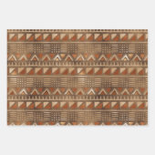 ブロンズメタリックジオラッピング紙シート ラッピングペーパーシート (正面)