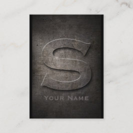 ブロンズメモノグラムのタルS名刺 名刺
